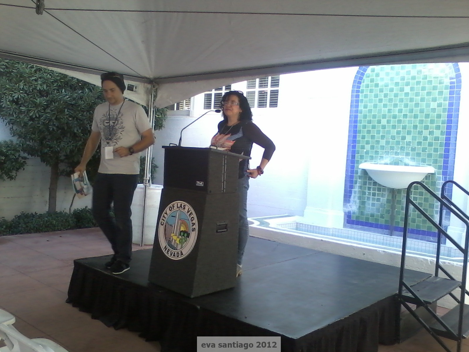 Warm Introduction of Eva by The President of The Vegas Poets Organization